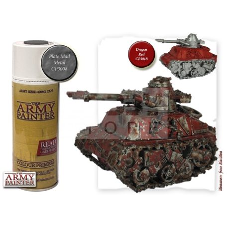 The Army Painter Colour Primer - Plate Mail Metal alapozó Spray CP3008