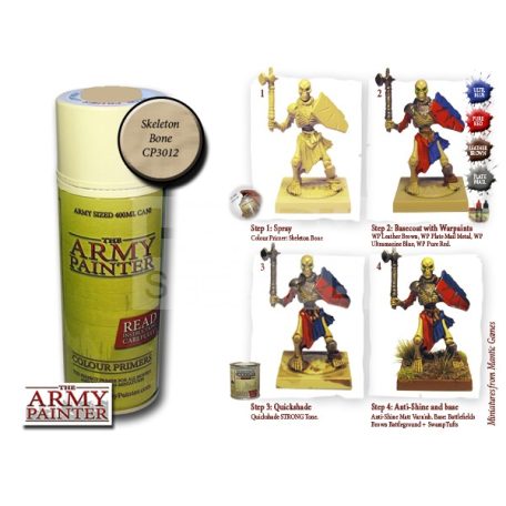 The Army Painter Colour Primer - Skeleton Bone alapozó Spray CP3012