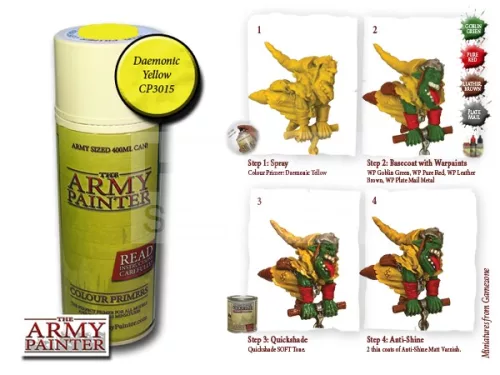 The Army Painter Colour Primer - Daemonic Yellow 400 ml