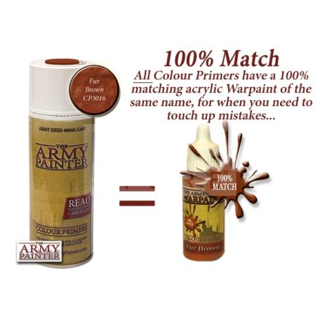 The Army Painter Colour Primer - Fur Brown alapozó Spray CP3016