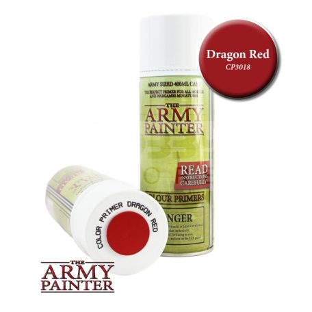 The Army Painter Colour Primer - Dragon Red alapozó Spray CP3018