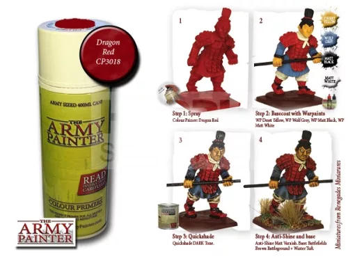 The Army Painter Colour Primer - Dragon Red 400 ml