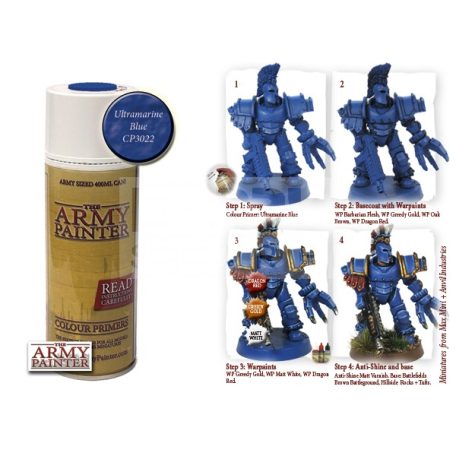 The Army Painter Colour Primer - Ultramarine Blue alapozó Spray CP3022