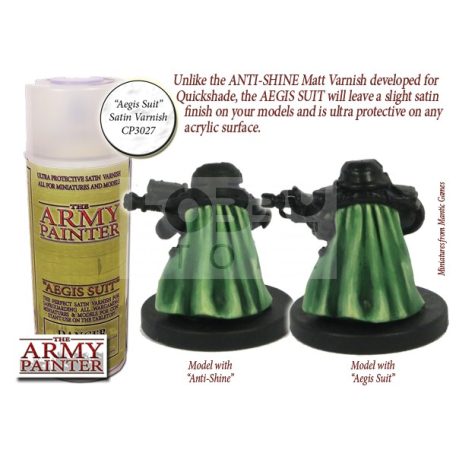 The Army Painter Base Primer - Aegis Suit, Satin Varnish Spray (szatén lakk) CP3027