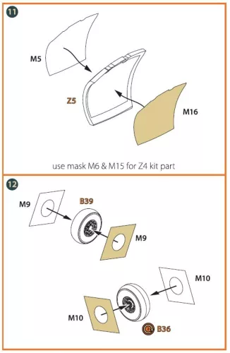 Clear Prop Accessories OV-1 A/JOV-1A Mohawk PE parts and painting mask for CP kits - fotómaratott részletező készlet és festőmaszkok
