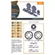Clear Prop Accessories CH-54A Tarhe wheel set for ICM kits - kerékkészlet