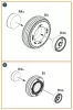 Clear Prop Accessories CH-54A Tarhe wheel set for ICM kits - kerékkészlet