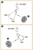 Clear Prop Accessories CH-54A Tarhe wheel set for ICM kits - kerékkészlet