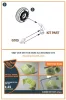 Clear Prop Accessories CH-54A Tarhe wheel set for ICM kits - kerékkészlet