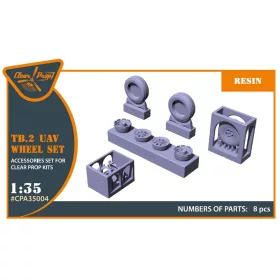   Clear Prop Accessories TB.2 wheel set - TB.2 – kerékkészlet