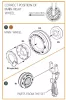 Clear Prop Accessories TB.2 wheel set - TB.2 – kerékkészlet