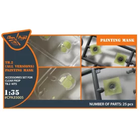   Clear Prop Accessories TB.2 painting mask for CP kits - TB.2 – kabin- és ablakmaszk
