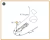 Clear Prop Accessories TB.2 painting mask for CP kits - TB.2 – kabin- és ablakmaszk