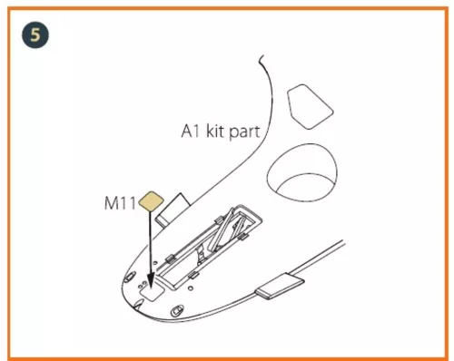 Clear Prop Accessories TB.2 painting mask for CP kits - TB.2 – kabin- és ablakmaszk