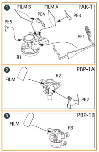 Clear Prop Accessories WWII gun sights (PAK-1, PBP-1A, PBP-1B) - II. világháborús célzókészülékek (PAK-1, PBP-1A, PBP-1B)
