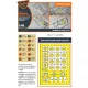Clear Prop Accessories SR-71A BLACKBIRD painting mask for Revell kit - kabin- és ablakmaszk
