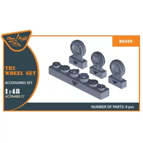   Clear Prop Accessories TB.2 wheel set - TB.2 – kerékkészlet