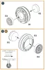 Clear Prop Accessories TB.2 wheel set - TB.2 – kerékkészlet
