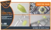 Clear Prop Accessories I-16 (early version) painting mask for CP kit - I-16 – kabin- és ablakmaszk, korai változathoz, Clear Prop maketthez