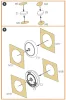 Clear Prop Accessories I-16 (early version) painting mask for CP kit - I-16 – kabin- és ablakmaszk, korai változathoz, Clear Prop maketthez