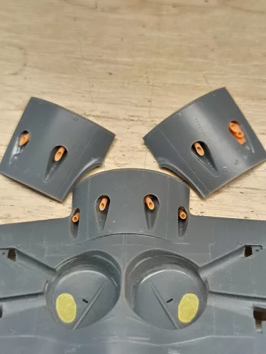 Clear Prop Accessories I-16 type 5 exhausts for CP kits - kipufogócsonkok