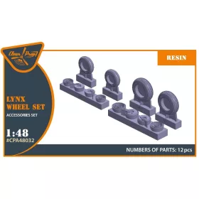   Clear Prop Accessories Lynx wheel set for Airfix kits - kerékkészlet