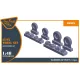 Clear Prop Accessories Lynx wheel set for Airfix kits - kerékkészlet