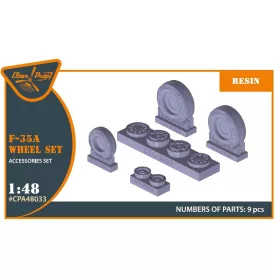 Clear Prop Accessories F-35A wheel set - kerékkészlet