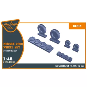   Clear Prop Accessories Mirage-2000 wheel set - kerékkészlet