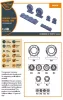 Clear Prop Accessories Mirage-2000 wheel set - kerékkészlet