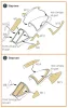 Clear Prop Accessories A-10C double-sided painting mask for ACADEMY kit - kétoldalas kabinmaszk