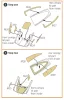 Clear Prop Accessories A-10C double-sided painting mask for ACADEMY kit - kétoldalas kabinmaszk