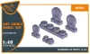 Clear Prop Accessories AMX Ghibli wheel set for Kinetic, HobbyBoss kits - kerékkészlet, Kinetic / HobbyBoss makettekhez