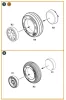Clear Prop Accessories AMX Ghibli wheel set for Kinetic, HobbyBoss kits - kerékkészlet, Kinetic / HobbyBoss makettekhez