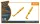 Clear Prop Accessories XA2D-1, A2D-1 Skyshark main landing legs for CP kits - főfutóműszárak