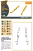 Clear Prop Accessories XA2D-1, A2D-1 Skyshark main landing legs for CP kits - főfutóműszárak