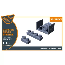   Clear Prop Accessories Gloster E28/39 Pioneer wheel set - kerékkészlet