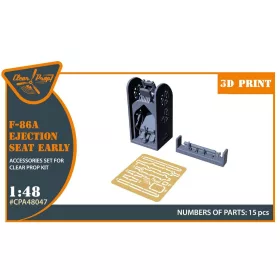   Clear Prop Accessories F-86A Ejection seat early for CP kits - korai katapultülés