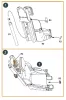 Clear Prop Accessories F-86A Ejection seat early for CP kits - korai katapultülés