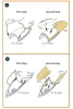 Clear Prop Accessories F-86A double-sided painting mask for CP kits - kétoldalas kabinmaszk