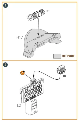Clear Prop Accessories Mk.18, A-1 gun sights - Mk.18 és A-1 célzókészülékek
