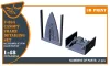 Clear Prop Accessories F-86A Canopy frame detailing set for CP kits - kabintetőkeret-részletező készlet
