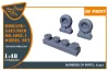 Clear Prop Accessories Morane-Saulnier Wheels set for Dora Wings - kerékkészlet