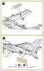 Clear Prop Accessories F-86A – előre kivágott szám- és feliratfestő maszkok, Clear Prop CP4824 maketthez