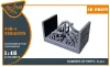 Clear Prop Accessories F4B-4 exhausts for CP kits - kipufogócsonkok