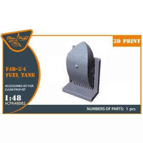   Clear Prop Accessories F4B Fuel Tank for CP kits - Boeing F4B-4 – üzemanyag-póttartály