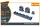 Clear Prop Accessories Hs 129B2/3 Wheels set (weighted) for Takom kit - terhelt állapotú kerékkészlet