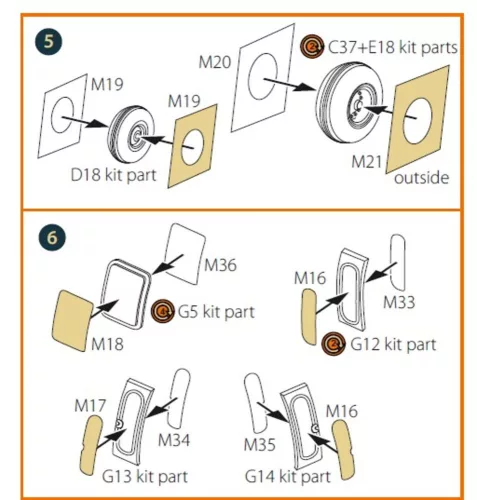 Clear Prop Accessories UH-60A, MH-60L double-sided painting mask for ICM kit - kétoldalas kabinmaszk