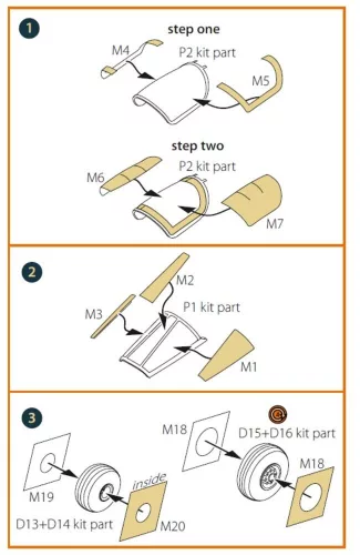 Clear Prop Accessories Jaguar Single seat painting mask for Airfix kit - kabin- és ablakmaszk