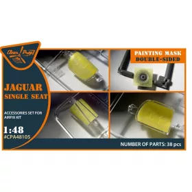   Clear Prop Accessories Jaguar Single seat double-sided painting mask for Airfix kit - kétoldalas kabinmaszk